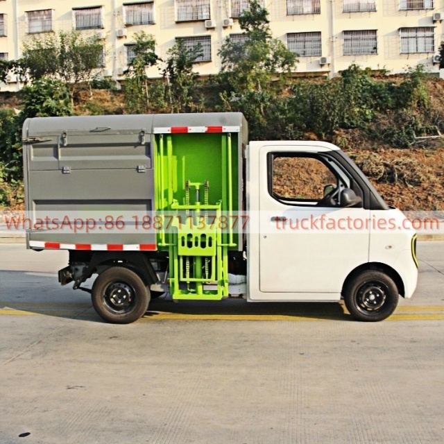 35马力纯电动自装卸式垃圾卡车