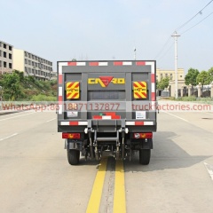 福田102马力纯电动桶装垃圾运输车