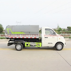 福田东安122马力厢式垃圾卡车