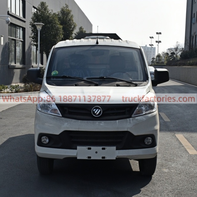 福田厢式垃圾卡车7