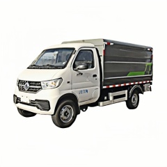 Dongfeng Pure Electric Enclosed Barrel Garbage Truck, Zero-Emission Urban Sanitation Collection Vehicle