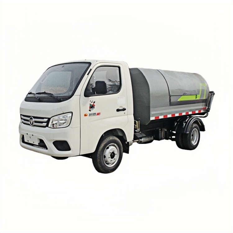福田厢式垃圾卡车16