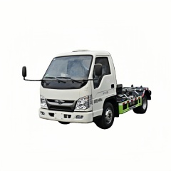 福田全柴100马力车厢可卸式垃圾卡车22