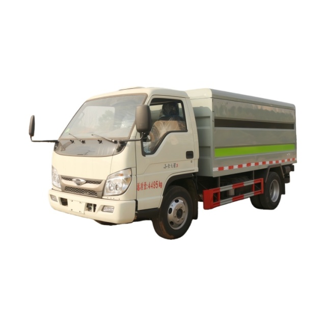 福田全柴150密闭式桶装垃圾卡车27