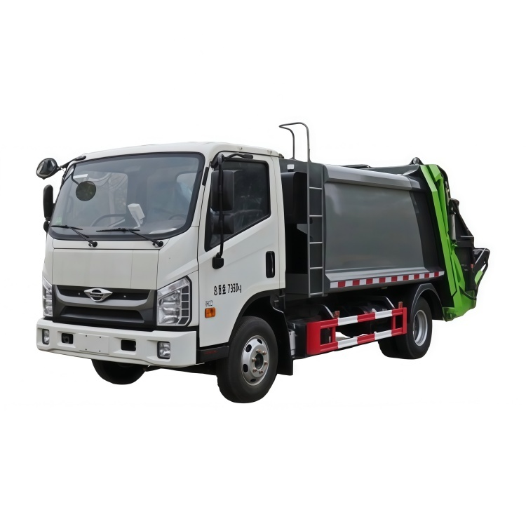 Foton Quanchai 150HP Compressed Garbage Truck, Large Sanitation Garbage Collection and Transportation Vehicle