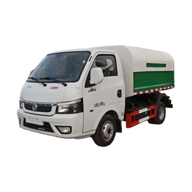 东风东安122马力厢式垃圾卡车19