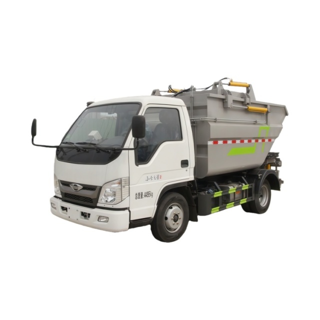 福田全柴100马力自装卸式垃圾卡车37