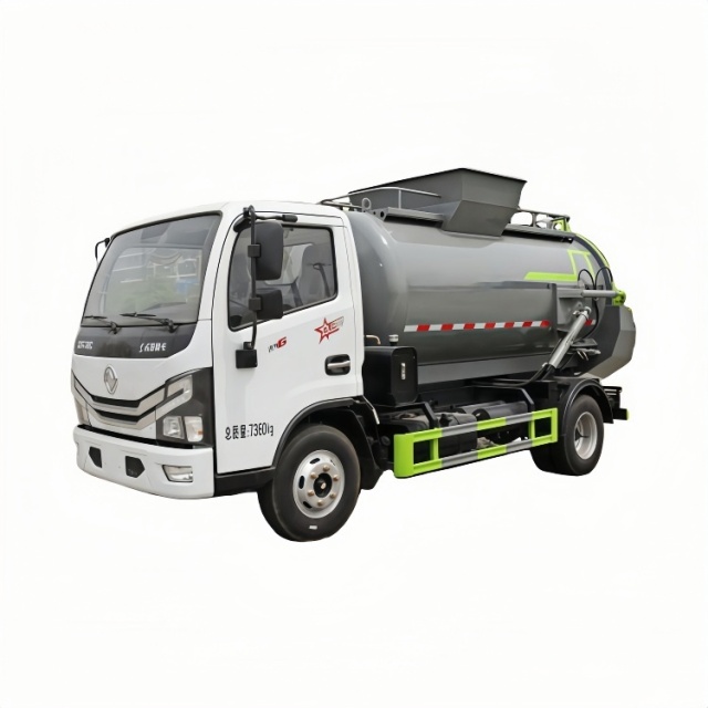Dongfeng 185HP Cummins Kitchen Waste Truck 6000L Sealed Swill Collection and Transportation Vehicle