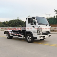 福田180马力插电式混合动力车厢可卸式垃圾卡车24