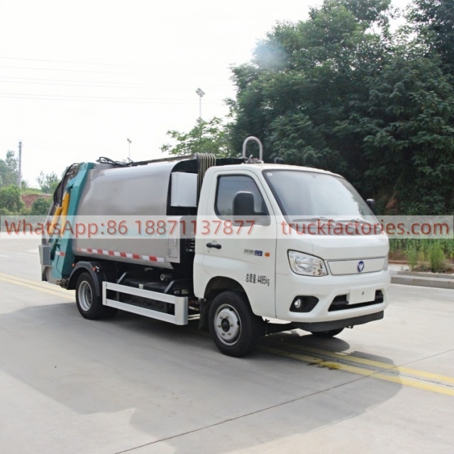 福田122马力纯电动压缩式垃圾卡车29