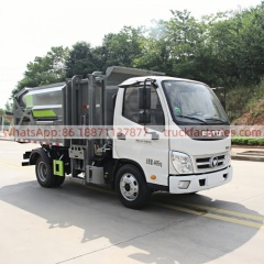 福田全柴140马力自装卸式垃圾卡车34