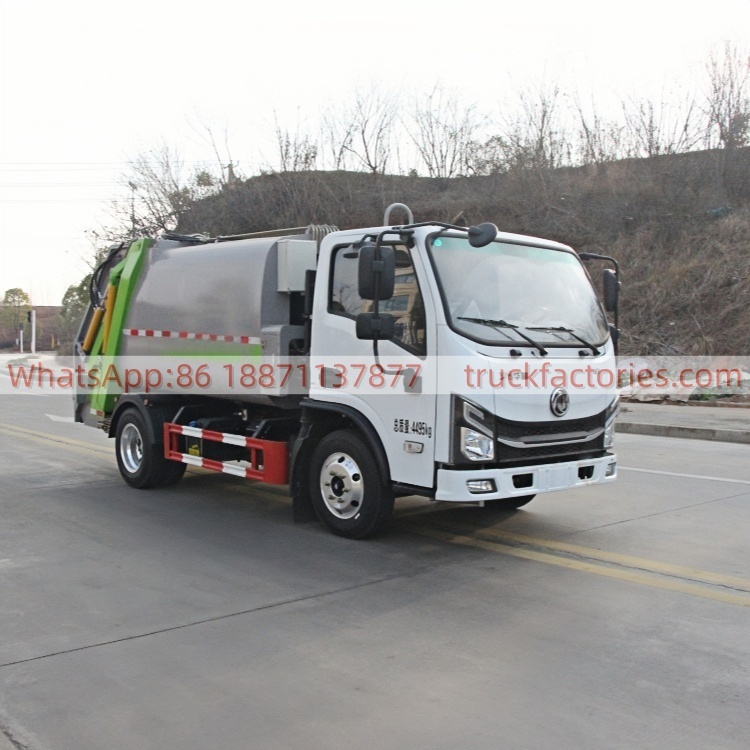 Foton Yuchai 158HP Compressed Garbage Truck, Sealed Leak-Proof Garbage Collection and Transfer Truck