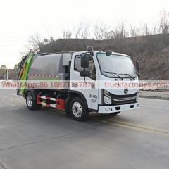 福田玉柴158马力压缩式垃圾卡车38