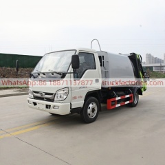 福田全柴150马力压缩式垃圾卡车25