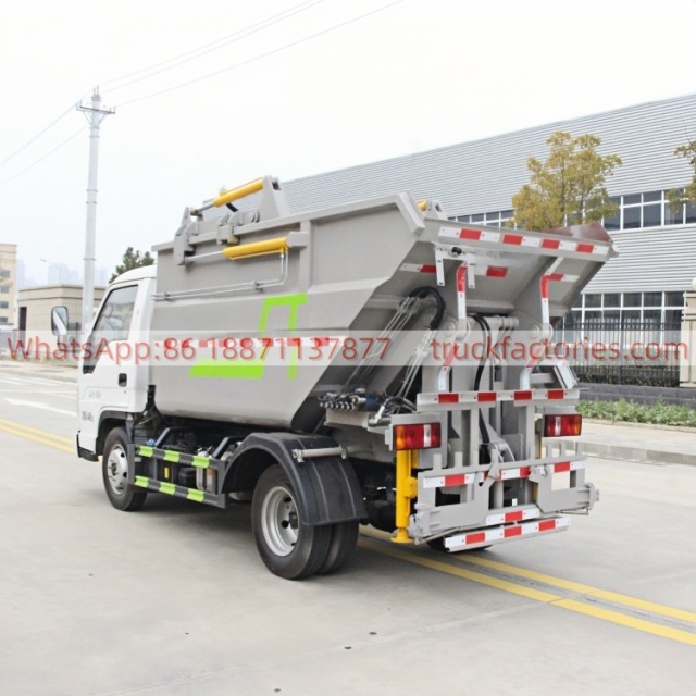 福田全柴100马力自装卸式垃圾卡车37