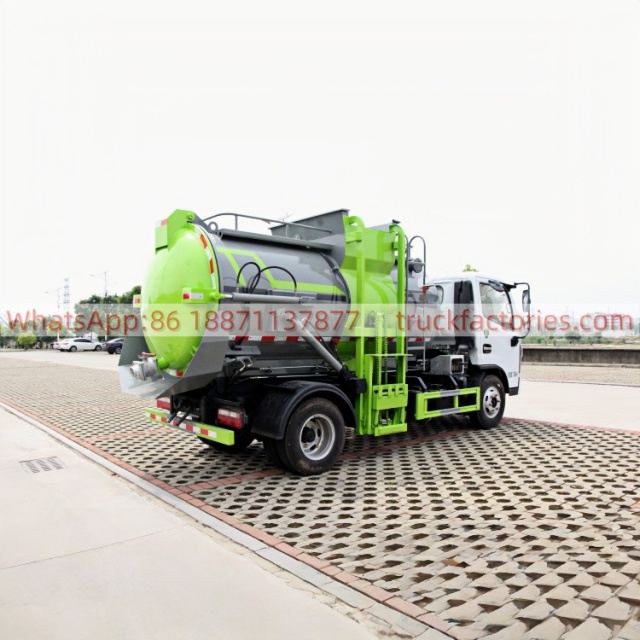 Dongfeng 185HP Cummins Kitchen Waste Truck 6000L Sealed Swill Collection and Transportation Vehicle