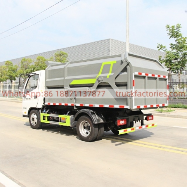 福田全柴140马力自装卸式垃圾卡车34