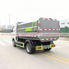 Foton Self-Loading Garbage Truck, Fully Automatic Bucket-Hanging Sanitation Garbage Transport Vehicle