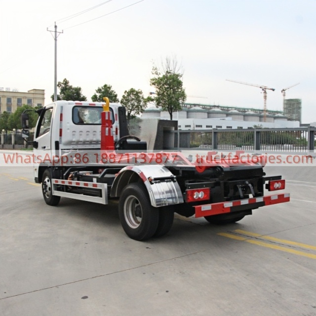 福田180马力插电式混合动力车厢可卸式垃圾卡车24