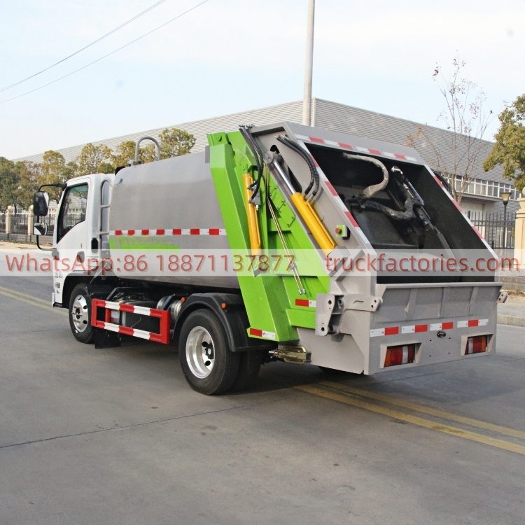 Foton Yuchai 158HP Compressed Garbage Truck, Sealed Leak-Proof Garbage Collection and Transfer Truck