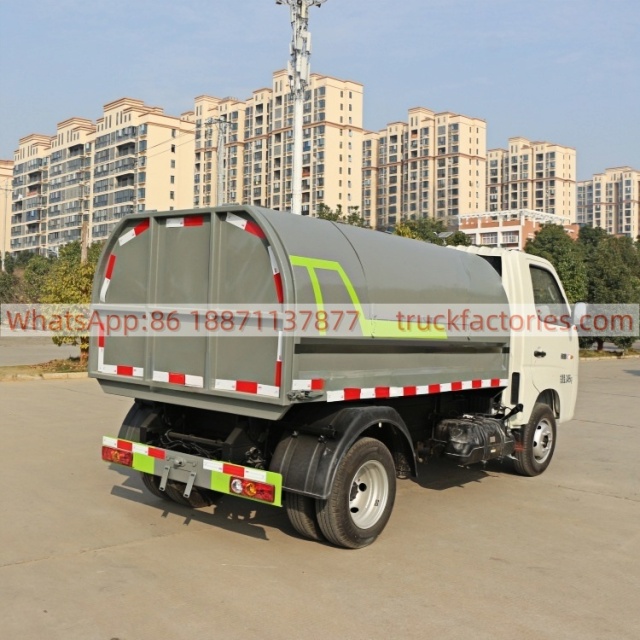 福田厢式垃圾卡车17