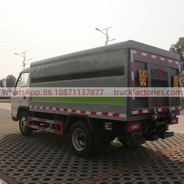 福田全柴150密闭式桶装垃圾卡车27