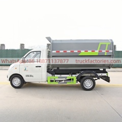 福田东安122马力自装卸式垃圾卡车11