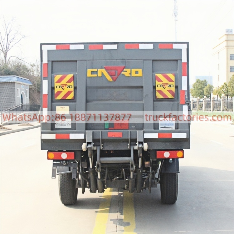 东风95马力纯电动桶装垃圾运输卡车14