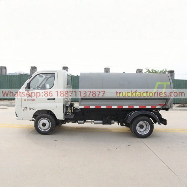 Foton Box Garbage Truck, Fully Enclosed & Odor-Free, High-efficiency and Eco-friendly Transportation