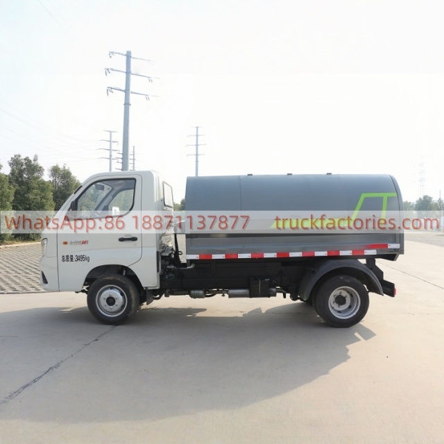 福田厢式垃圾卡车17