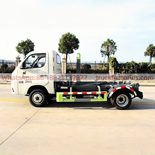 福田车厢可卸式垃圾卡车20