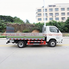 福田122马力纯电动桶装垃圾运输卡车21