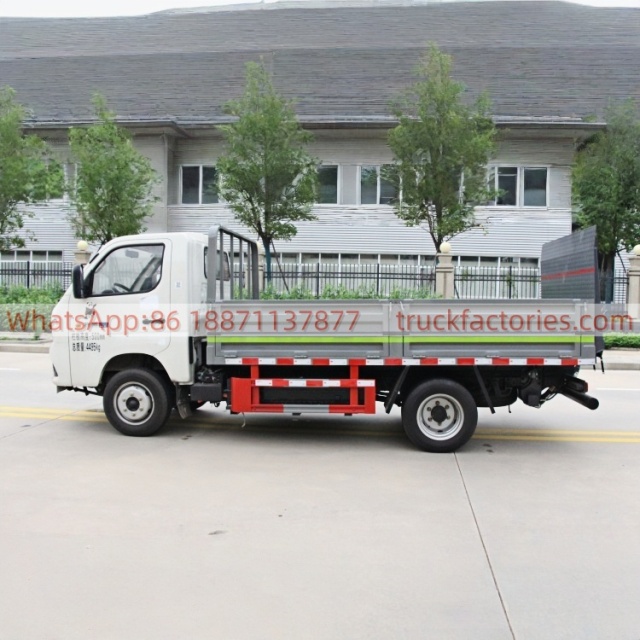 福田122马力纯电动桶装垃圾运输卡车21