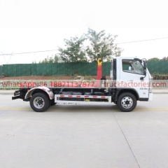 福田180马力插电式混合动力车厢可卸式垃圾卡车24