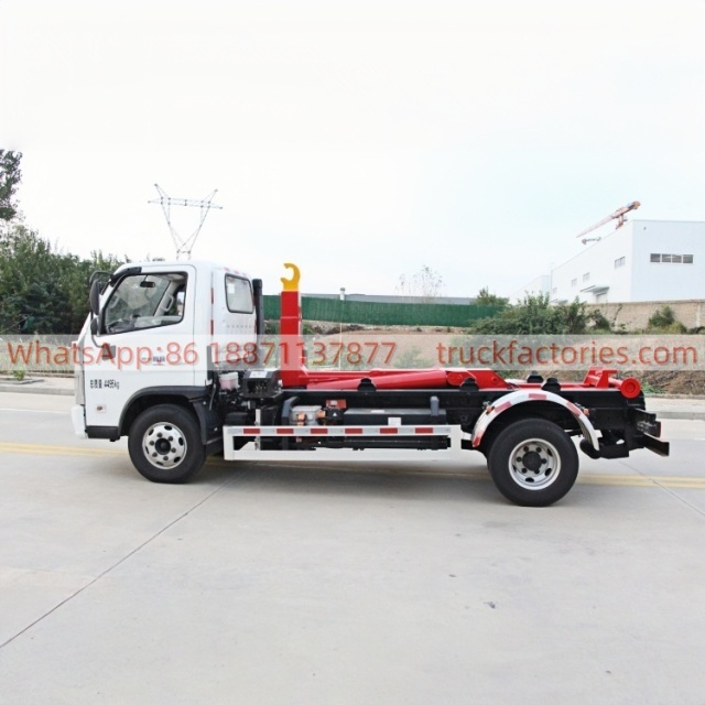 福田180马力插电式混合动力车厢可卸式垃圾卡车24