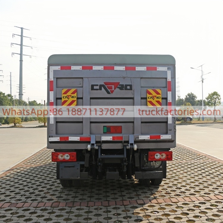 福田全柴150密闭式桶装垃圾卡车27