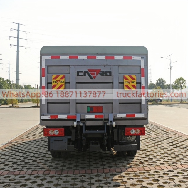 福田全柴150密闭式桶装垃圾卡车27