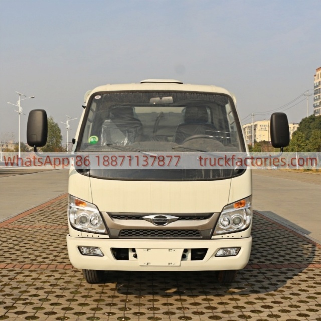 福田全柴150密闭式桶装垃圾卡车27