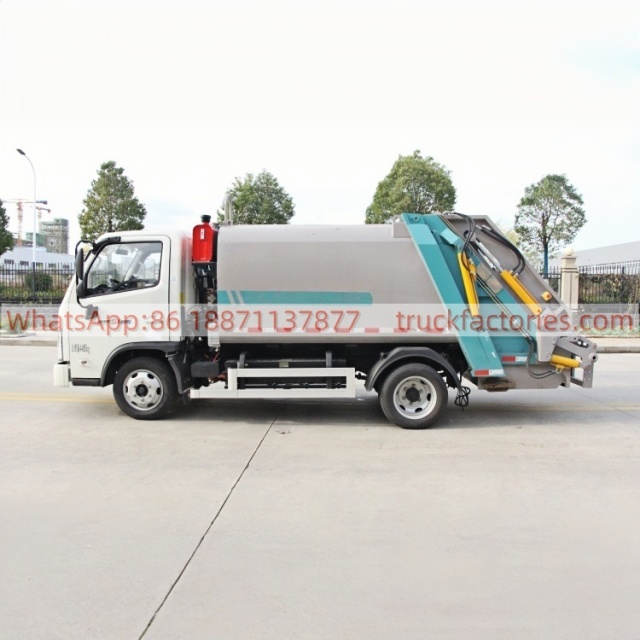 福田150马力纯电动压缩式垃圾卡车33