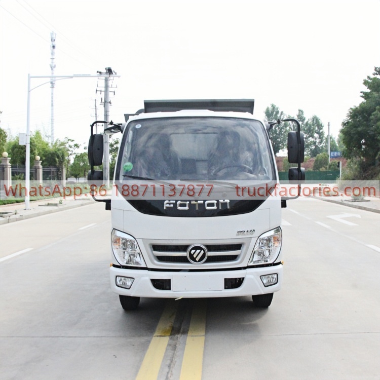 福田全柴140马力自装卸式垃圾卡车34