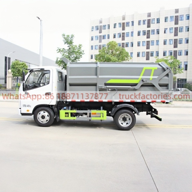 福田全柴140马力自装卸式垃圾卡车34