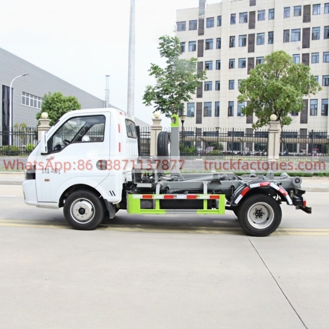 福田全柴110马力车厢可卸式垃圾卡车35