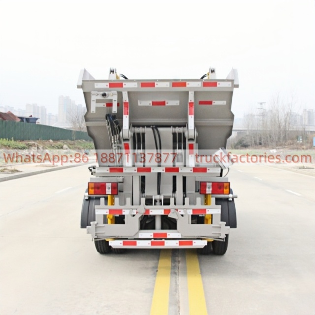 福田全柴100马力自装卸式垃圾卡车37