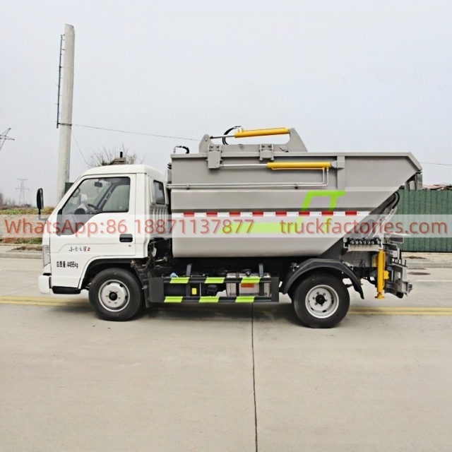 福田全柴100马力自装卸式垃圾卡车37