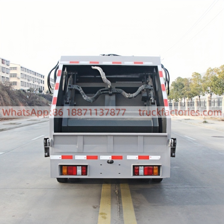 Foton Yuchai 158HP Compressed Garbage Truck, Sealed Leak-Proof Garbage Collection and Transfer Truck