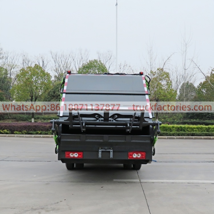 Foton Quanchai 150HP Compressed Garbage Truck, Large Sanitation Garbage Collection and Transportation Vehicle