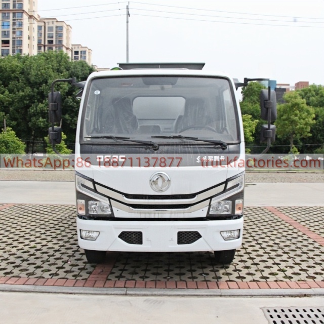 Dongfeng 185HP Cummins Kitchen Waste Truck 6000L Sealed Swill Collection and Transportation Vehicle