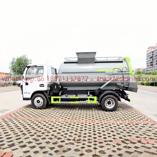 Dongfeng 185HP Cummins Kitchen Waste Truck 6000L Sealed Swill Collection and Transportation Vehicle