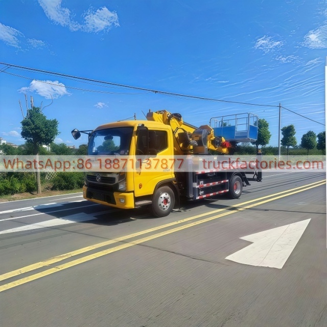 高空作业卡车\01 出口车型\东风28米纯电动