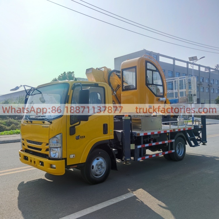 高空作业卡车\01 出口车型\五十铃28米